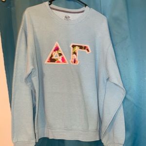 Delta Gamma crewneck sweatshirt letter shirt